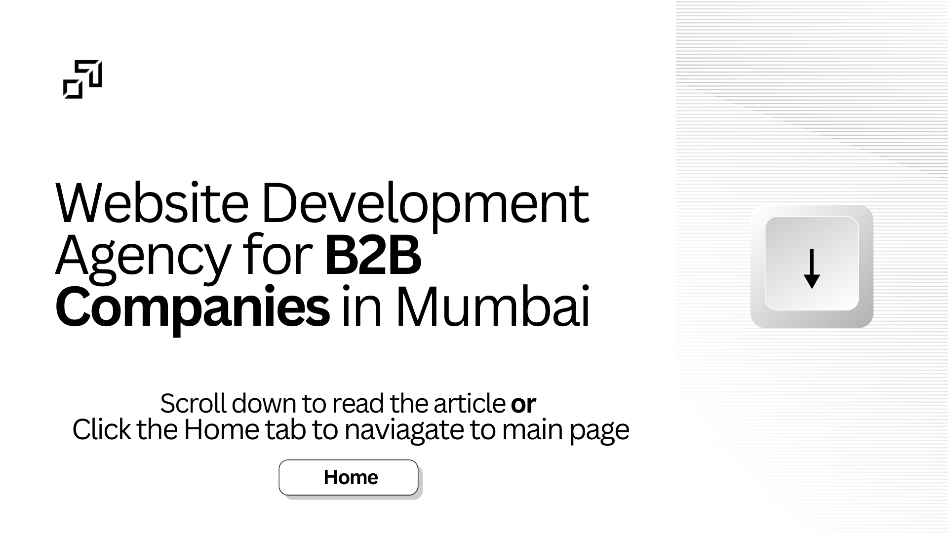 Main Image for the blog- Website Development Agency for B2B Companies in Mumbai