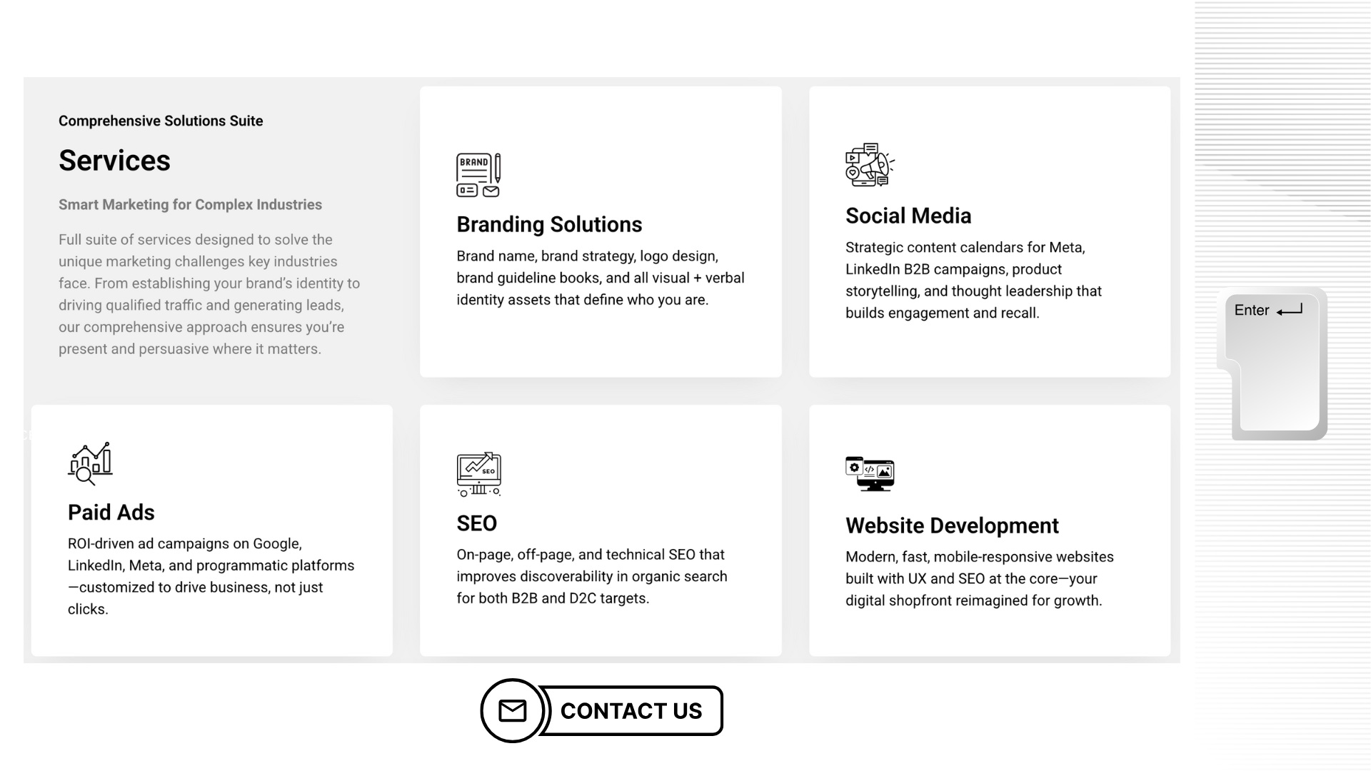 Ace Logic digital marketing services and contact link